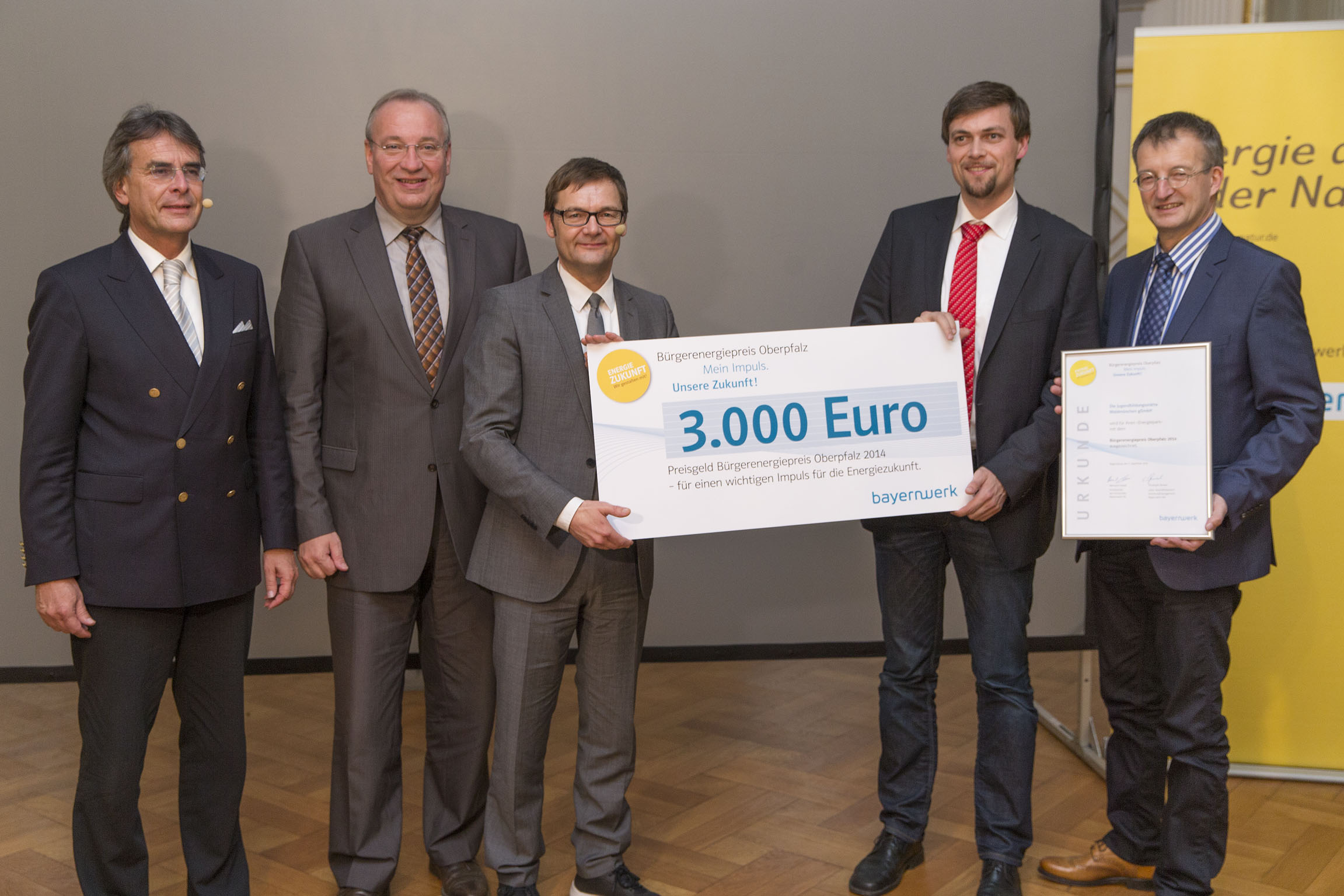 Preisverleihung Bürgerenergiepreis Oberpfalz